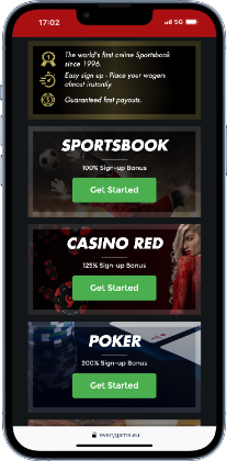 Everygame - best online casino in California for online gambling variety