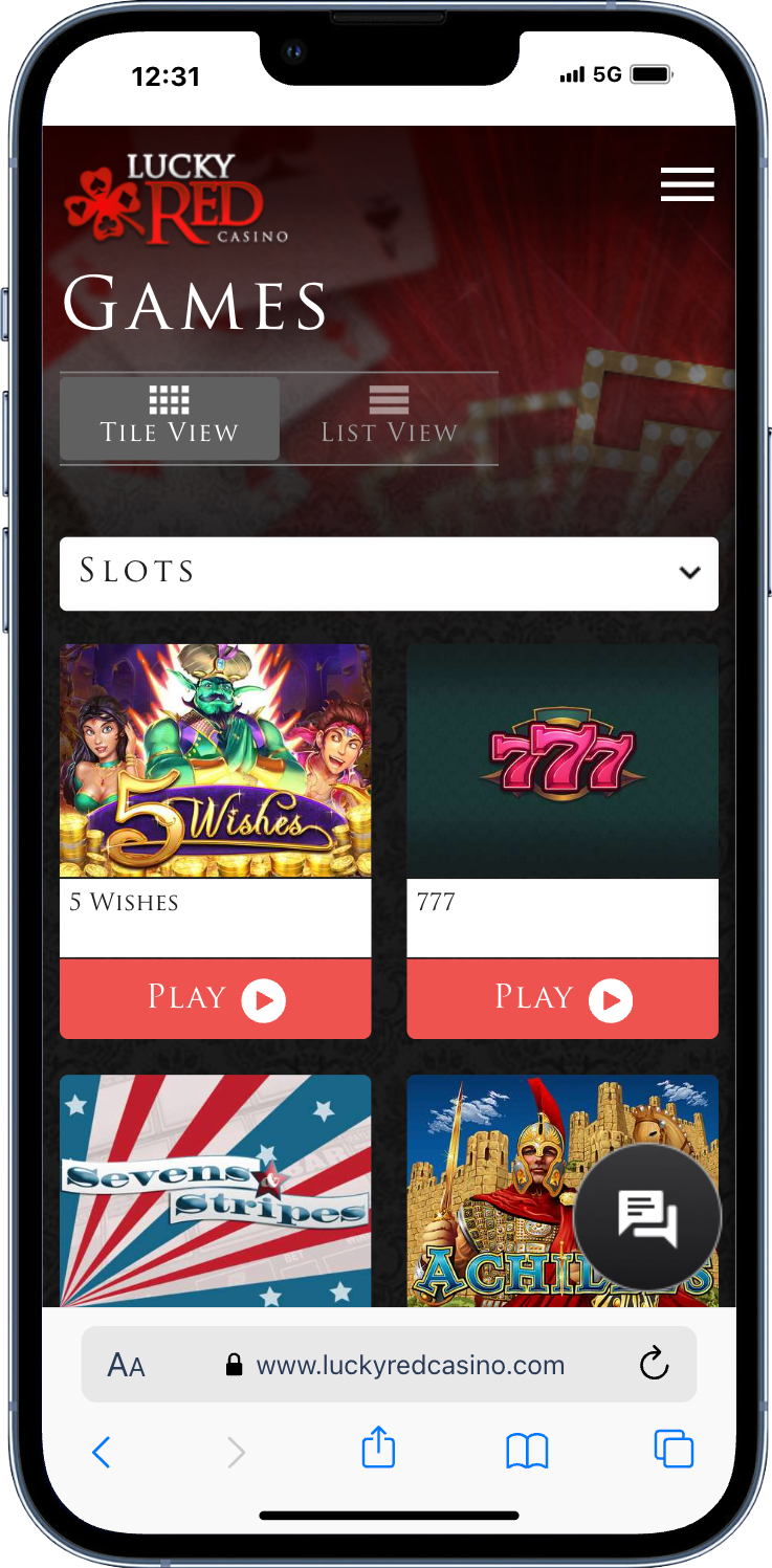 Lucky Red no limit online casino