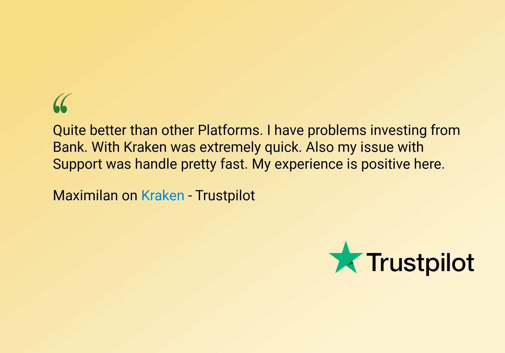 maximilan on kraken trustpilot