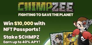 Chimpzee NFT passport save the planet