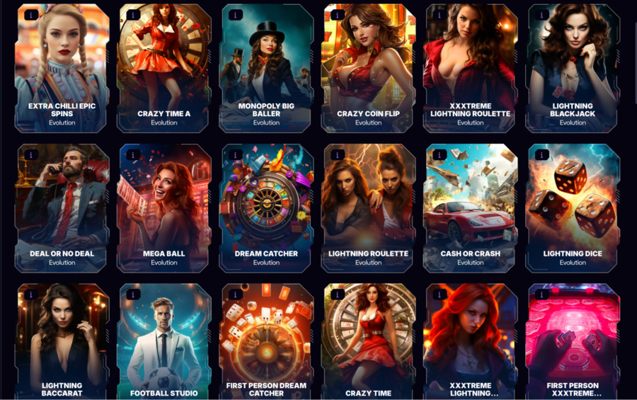Ybets’ live casino is powered by Ezugi, Pragmatic Play Live, and Evolution.