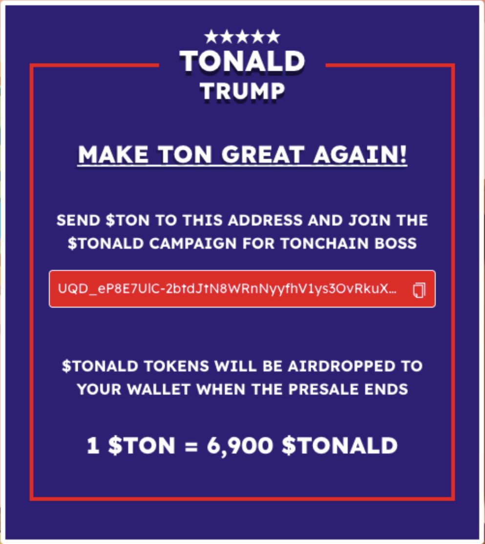 Tonald Token Presale Details