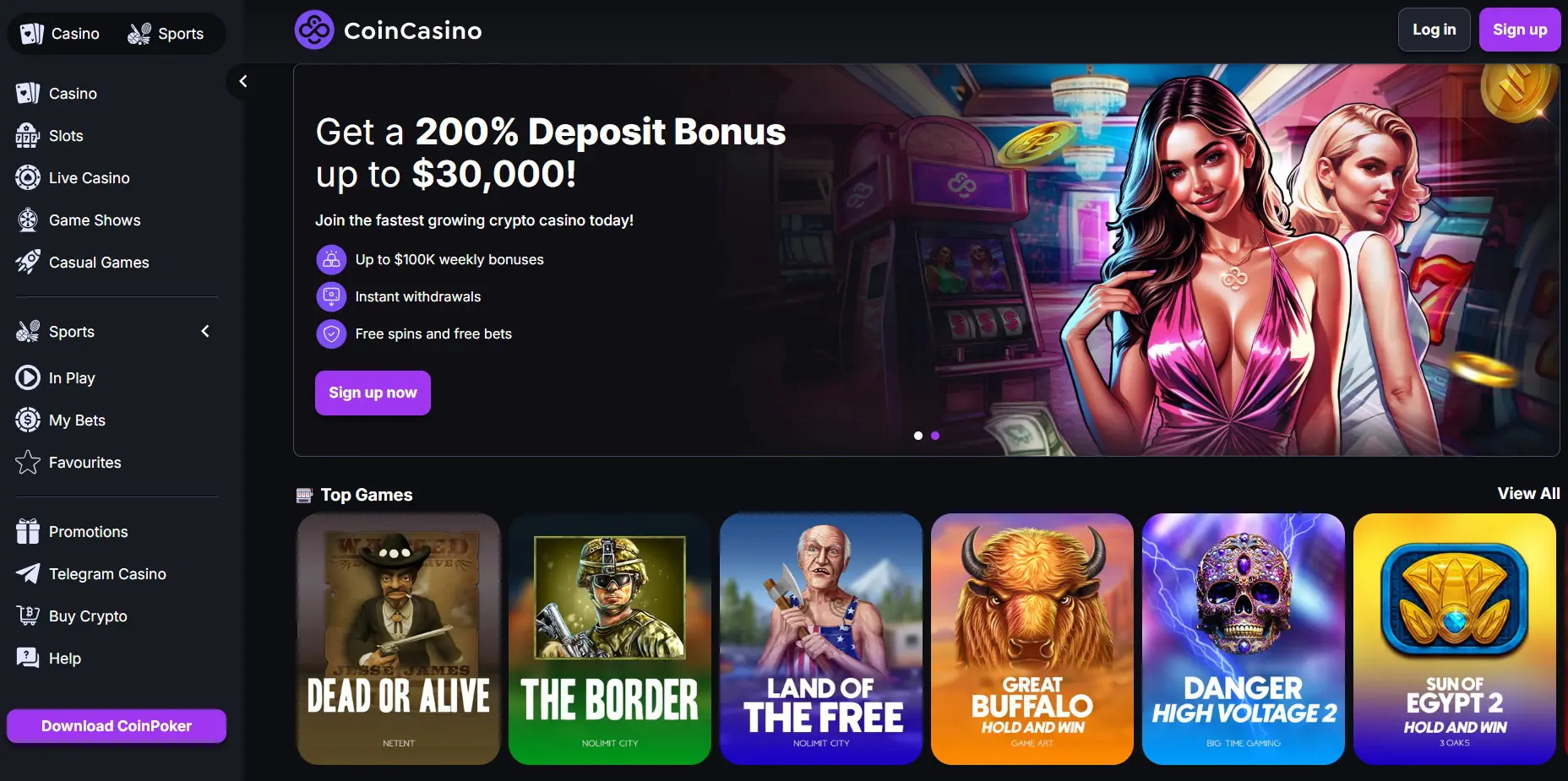 CoinCasino Review & Promo Codes for 2026
