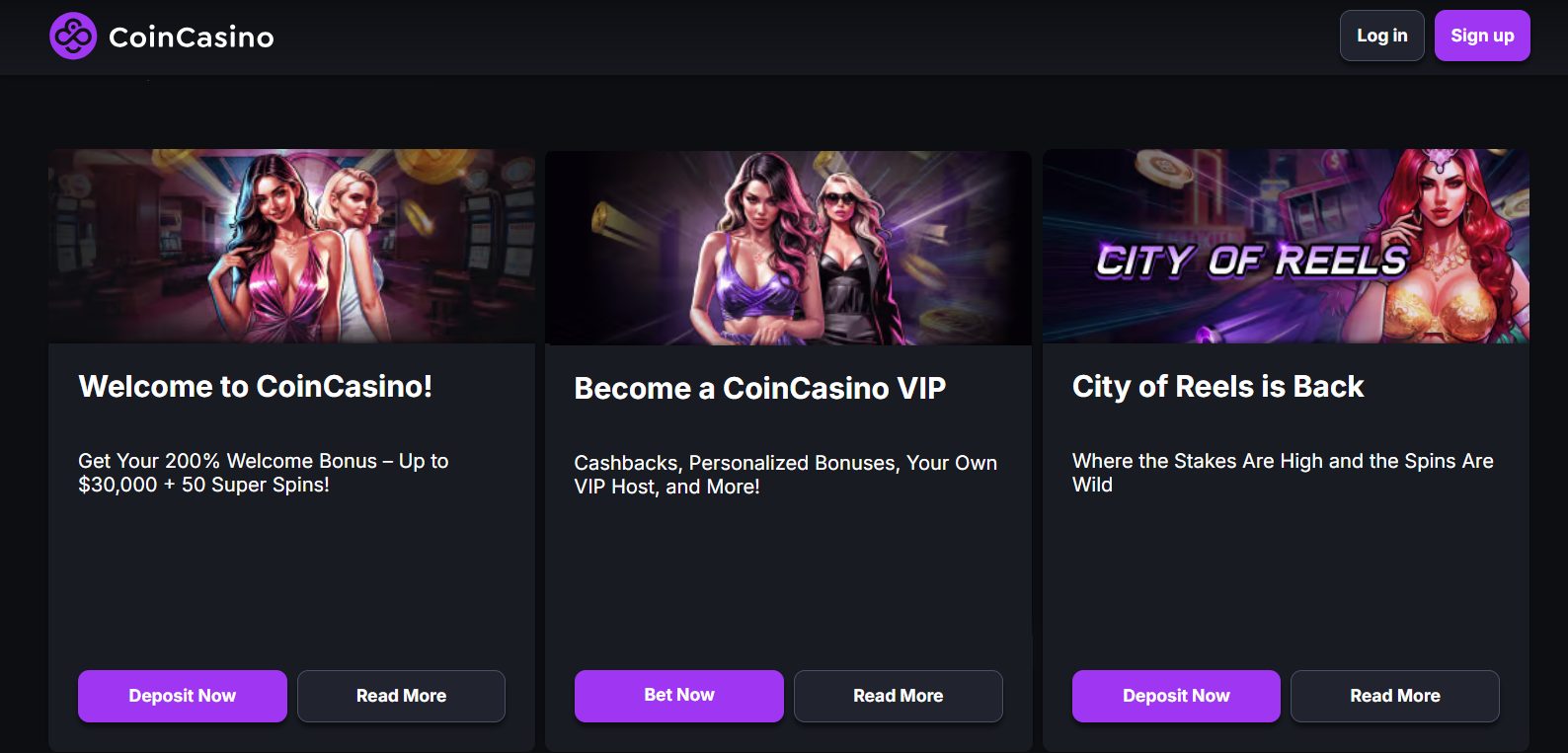Promotions at CoinCasino