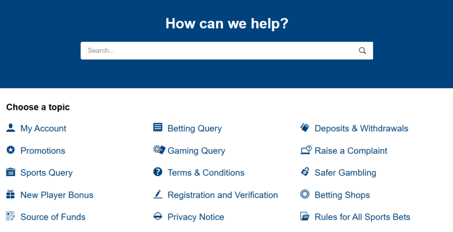 A well-organized Help Center makes choosing an online casino site straightforward