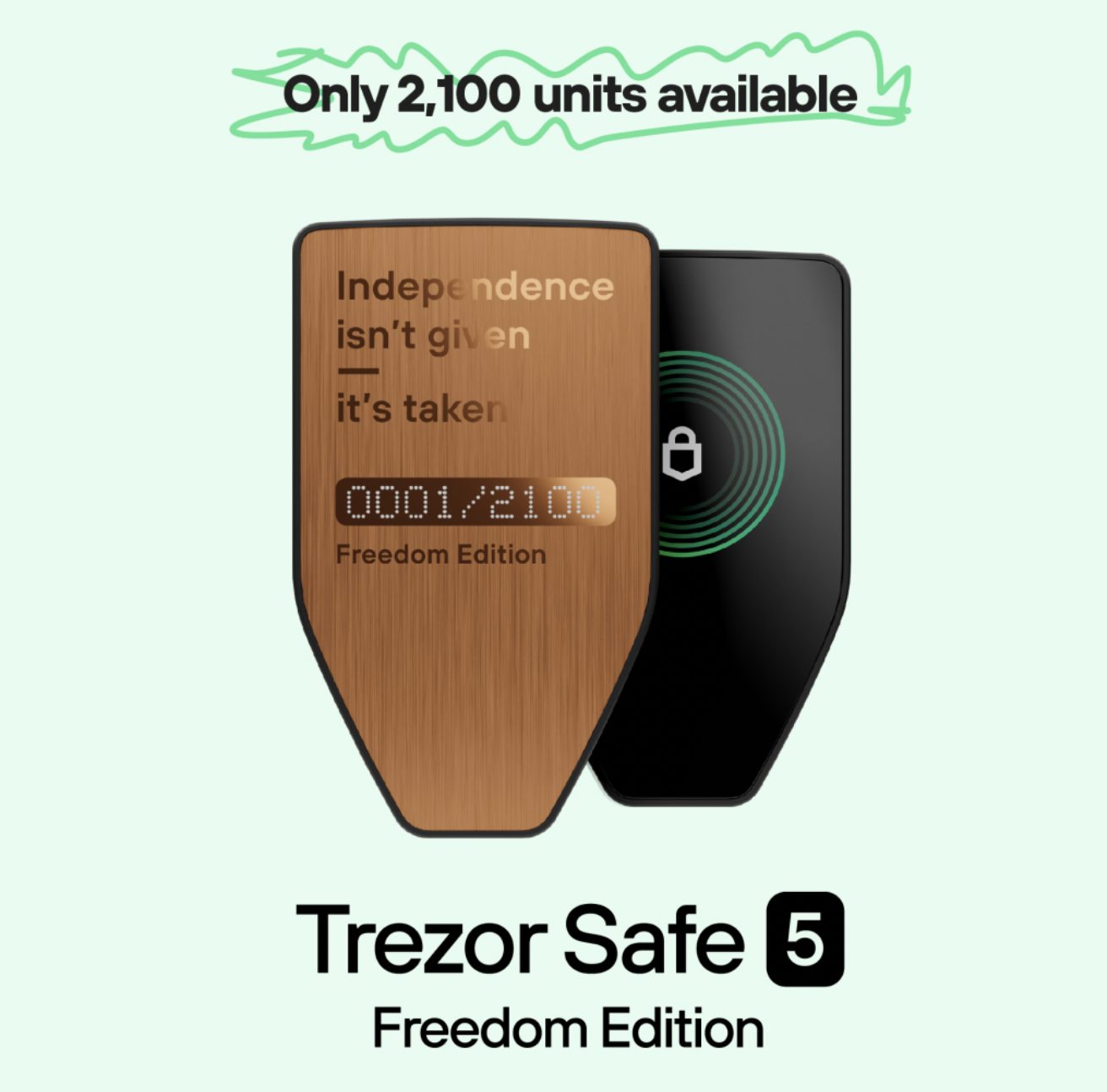 Trezor Unveils Limited Edition TS5 Freedom Wallet: What Does This Mean for  Crypto Users?