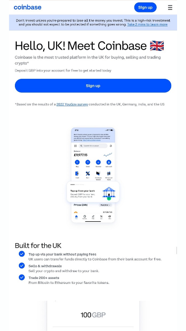 coinbase uk