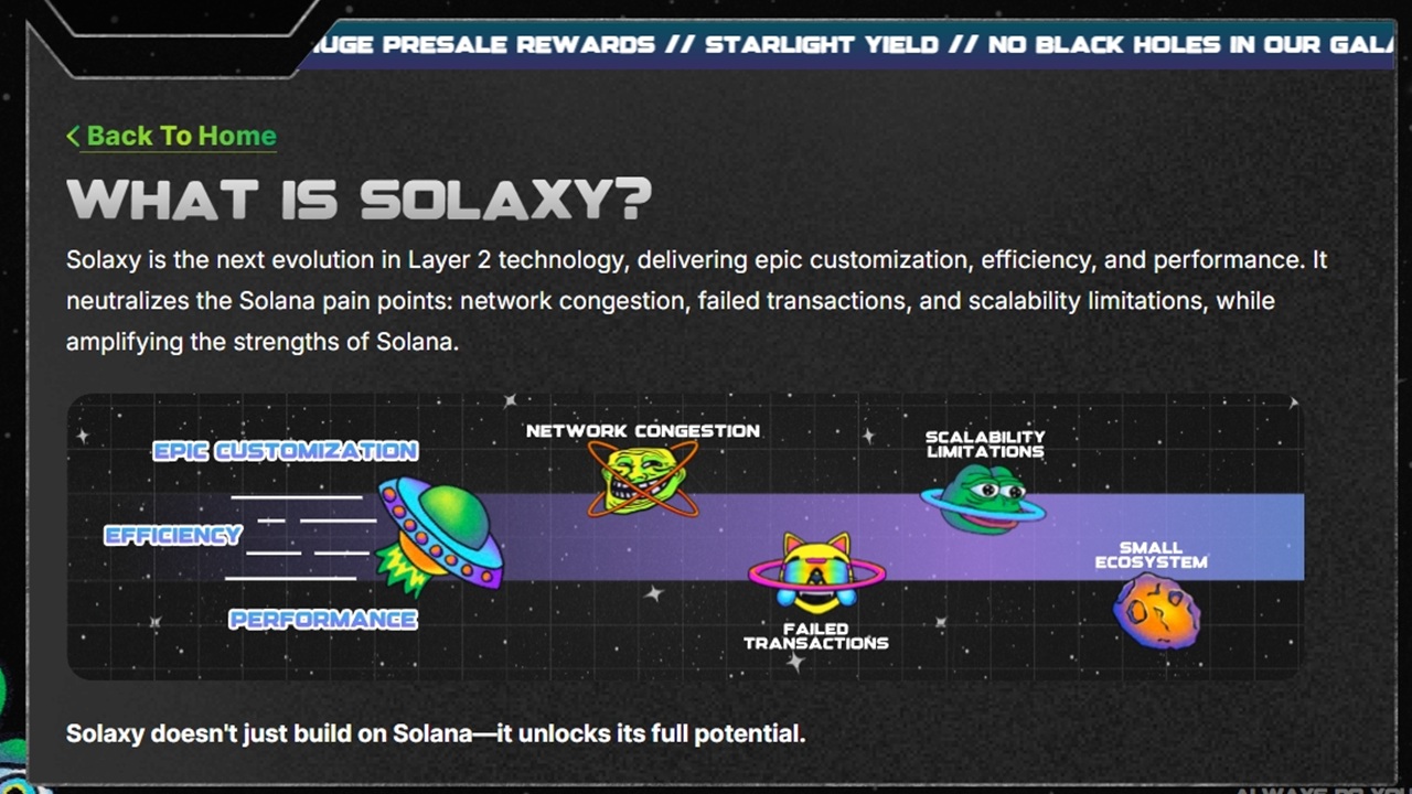 solaxy homepage