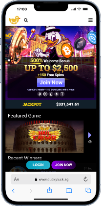 Lucky Duck Casino - best BetOnline alternative for daily cashbacks
