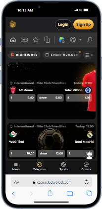 Lucky Block Ethereum sports betting sites