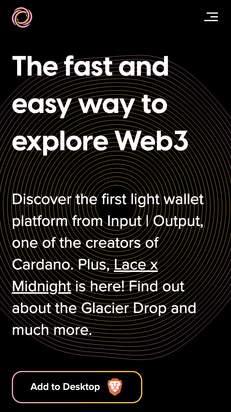 Lace Wallet - Best Cardano crypto wallets