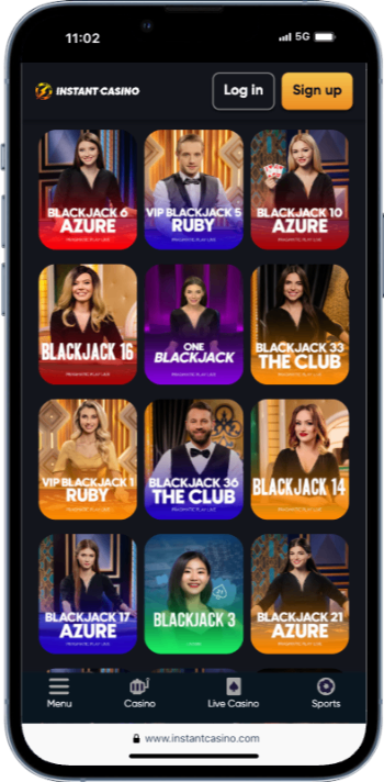 crypto blackjack variants at instant casino