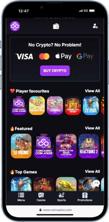 coincasino - best bitcoin casino in canada