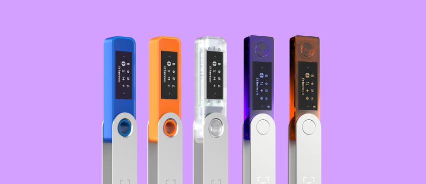 The Ledger Nano X is available in several bright colors