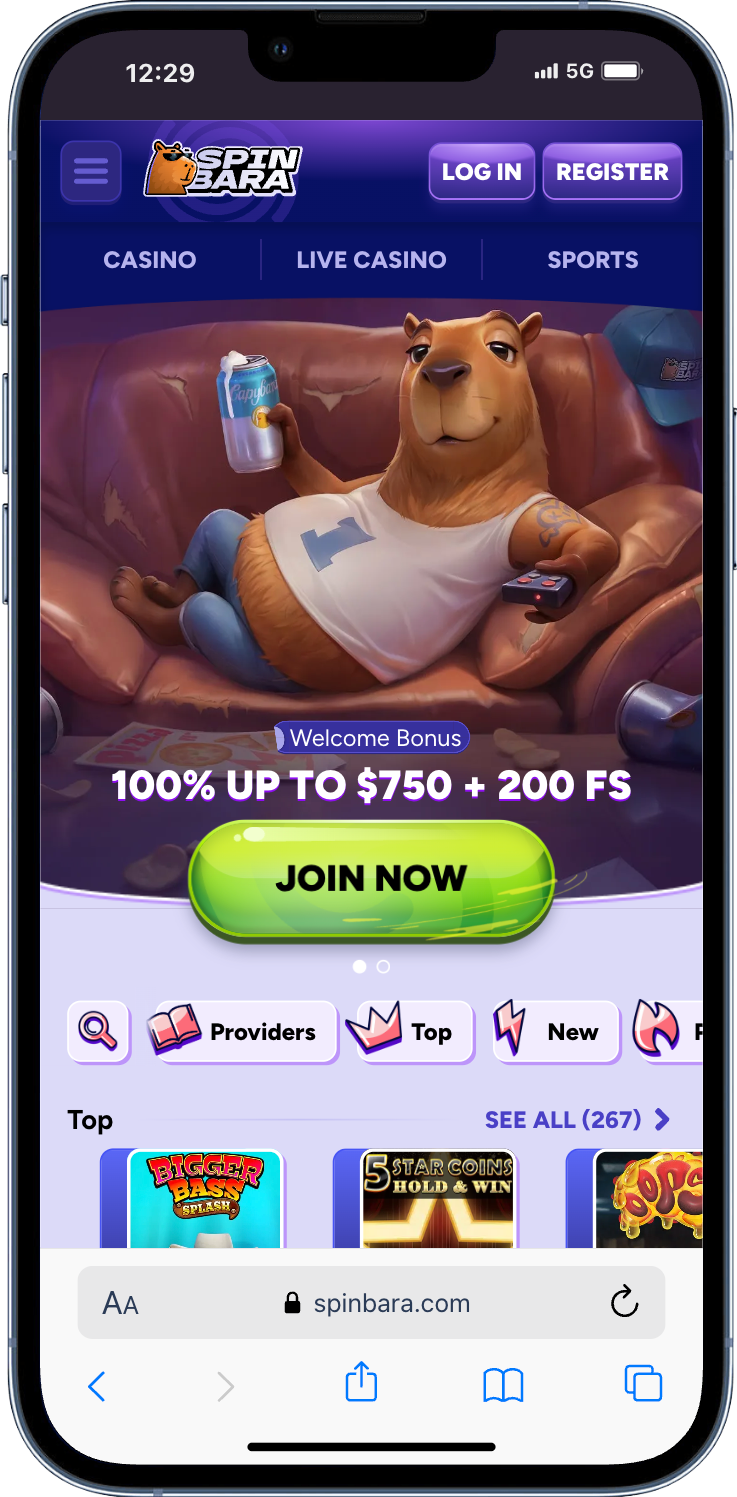 SpinBara - best new online casino in Canada