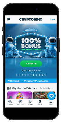 Cryptorino homepage