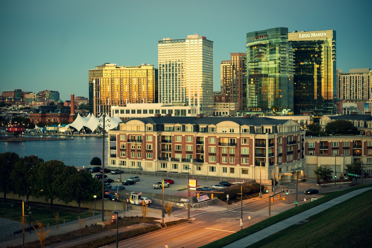 A photo of the Baltimore skyline.