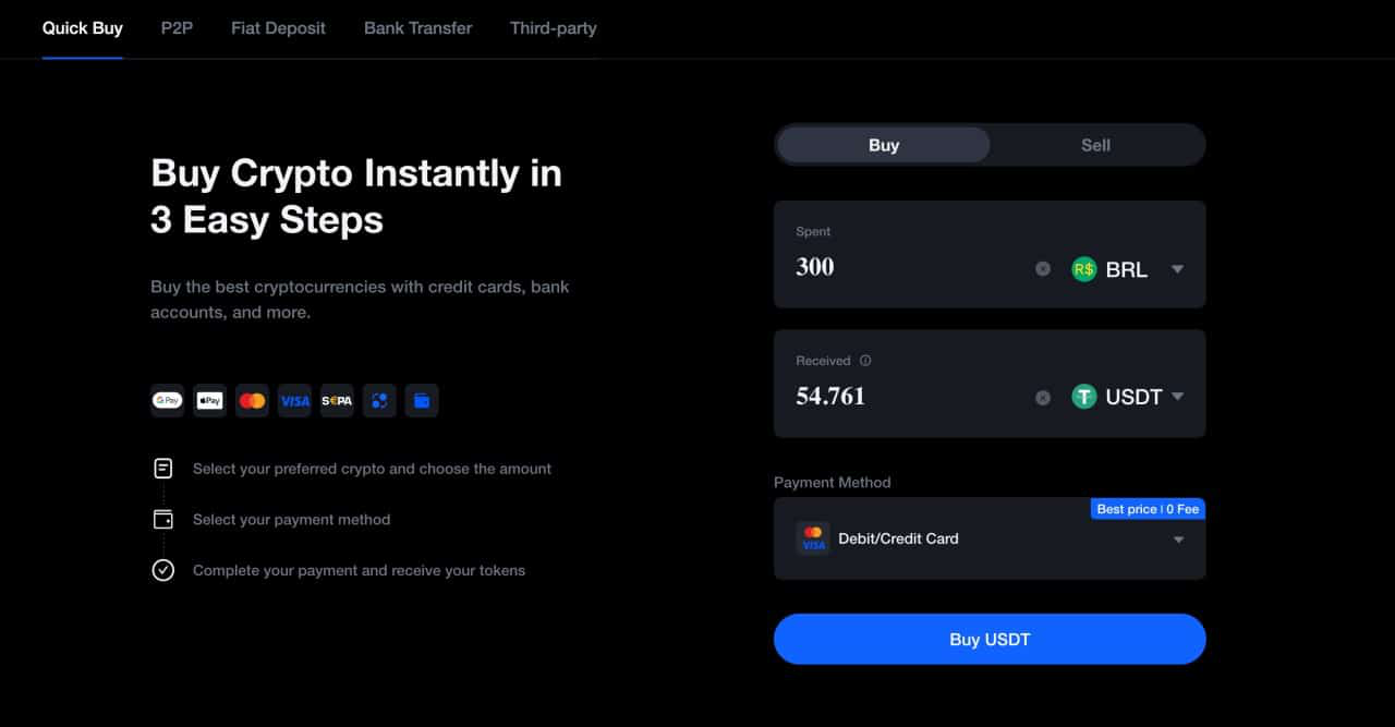 Instant Crypto Buying on MEXC With Apple Pay and Google Pay