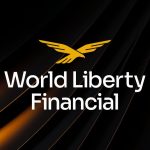 The logo of the Trump-backed World Liberty Financial cryptocurrency project.