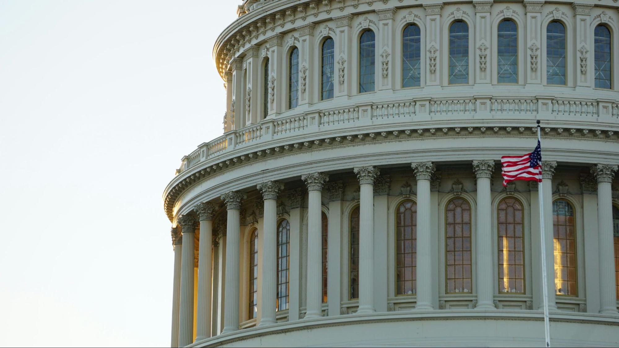 A photograph of the Senate building.