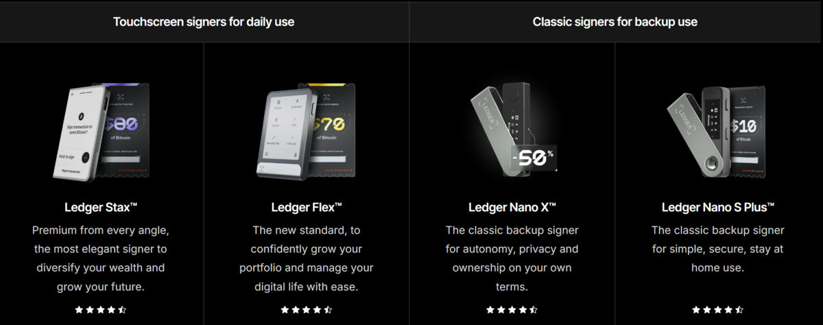ledger signers