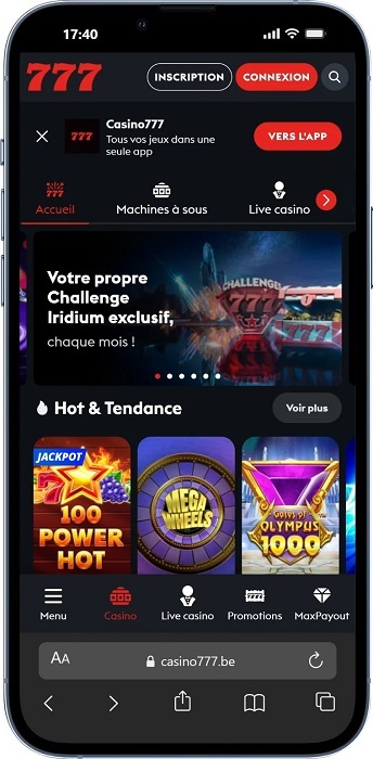 casino 777 Meilleur casino en ligne pour sa réputation