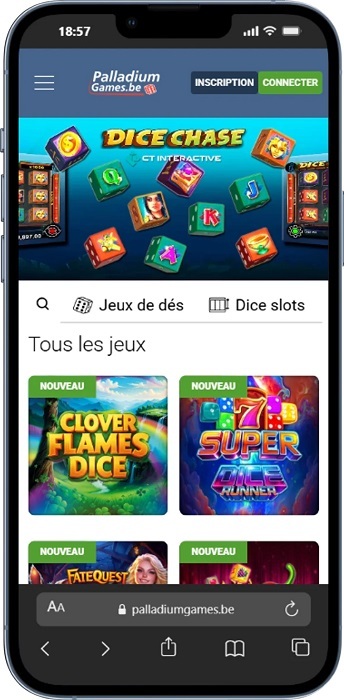 palladium -casino en ligne Belgique